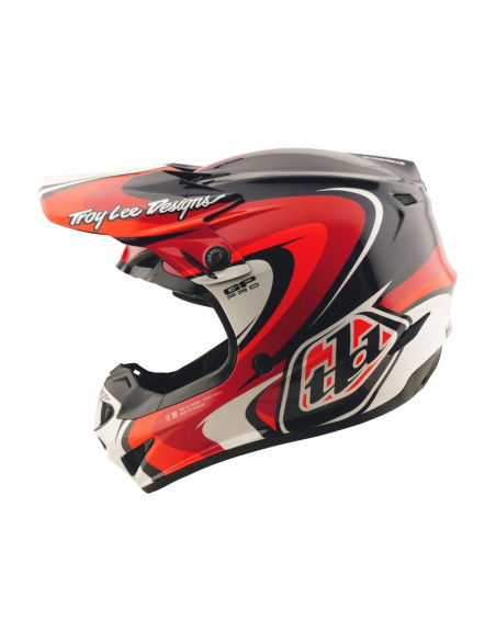 Casque cross enfant Troy Lee Designs GP Pro Crossover - Noir Rouge