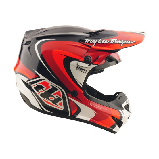 Casque cross enfant Troy Lee Designs GP Pro Crossover - Noir Rouge