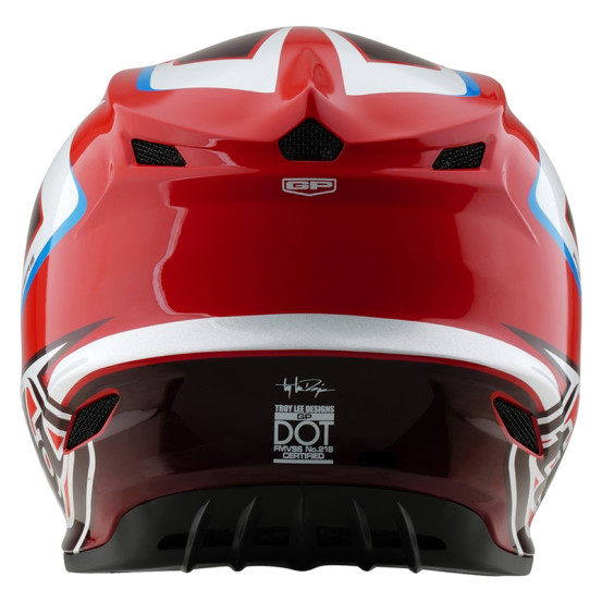 Casque cross enfant Troy Lee Designs GP Shutter - Rouge Blanc