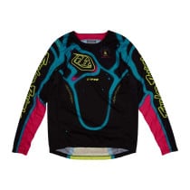 Maillot cross enfant Troy Lee Designs GP Pro Membrane - Noir Jaune