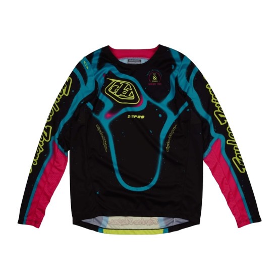 Maillot cross enfant Troy Lee Designs GP Pro Membrane - Noir Jaune