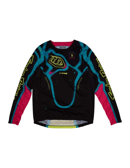 Maillot cross enfant Troy Lee Designs GP Pro Membrane - Noir Jaune