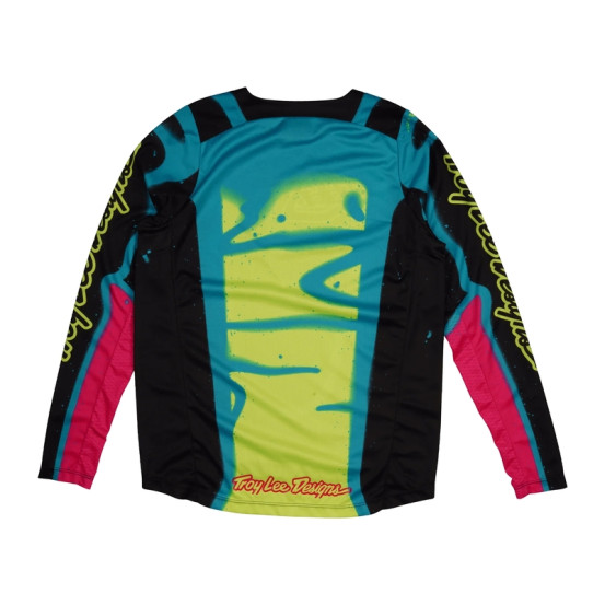 Maillot cross enfant Troy Lee Designs GP Pro Membrane - Noir Jaune