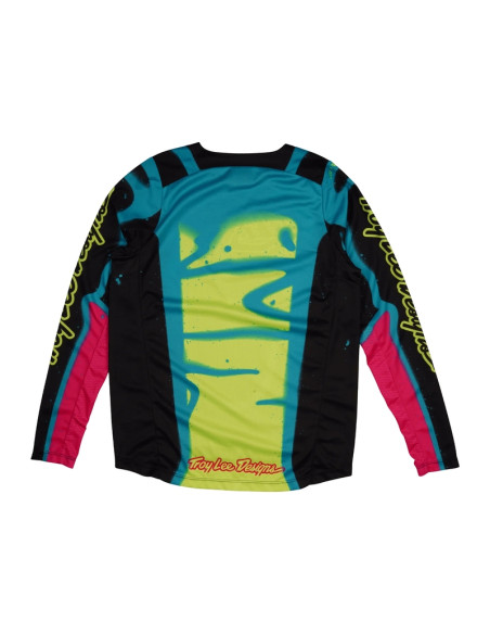 Maillot cross enfant Troy Lee Designs GP Pro Membrane - Noir Jaune
