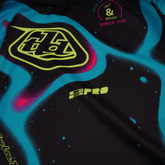 Maillot cross enfant Troy Lee Designs GP Pro Membrane - Noir Jaune