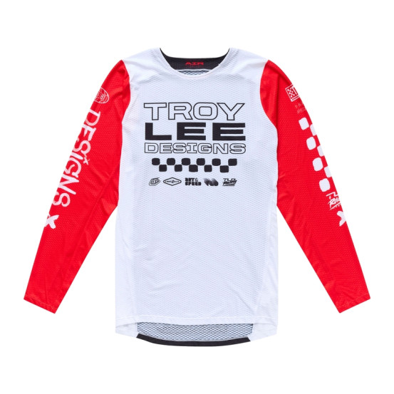 Maillot cross enfant Troy Lee Designs GP Pro Standard - Rouge Blanc Noir