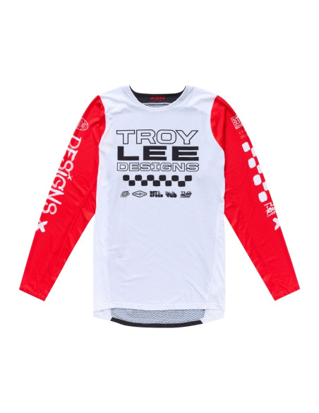 Maillot cross enfant Troy Lee Designs GP Pro Standard - Rouge Blanc Noir