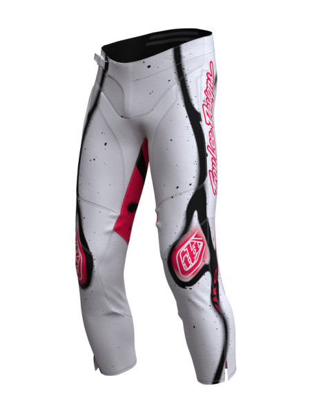 Pantalon cross enfant Troy Lee Designs GP Pro Membrane - Blanc Infra Rouge