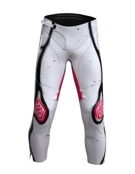 Pantalon cross enfant Troy Lee Designs GP Pro Membrane - Blanc Infra Rouge