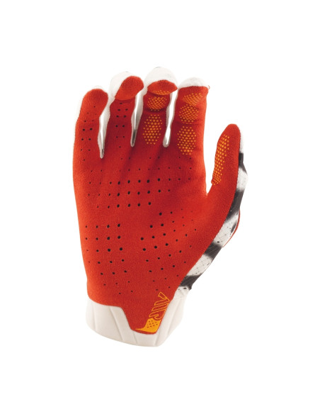 Gants cross enfant Troy Lee Designs Air - Membrane Blanc Infra Rouge
