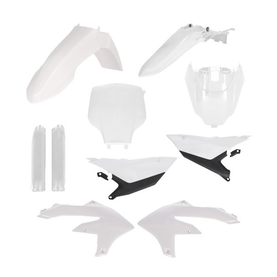 Kit plastiques complet - Blanc Noir - ACERBIS Yamaha 450 YZ-F 2026