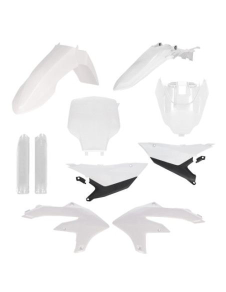 Kit plastiques complet - Blanc Noir - ACERBIS Yamaha 450 YZ-F 2026