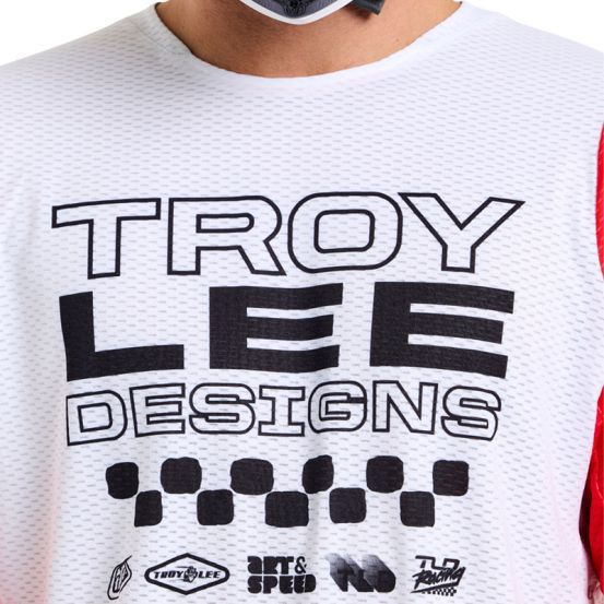 Maillot cross Troy Lee Designs GP Pro Air Standard - Rouge Blanc Noir