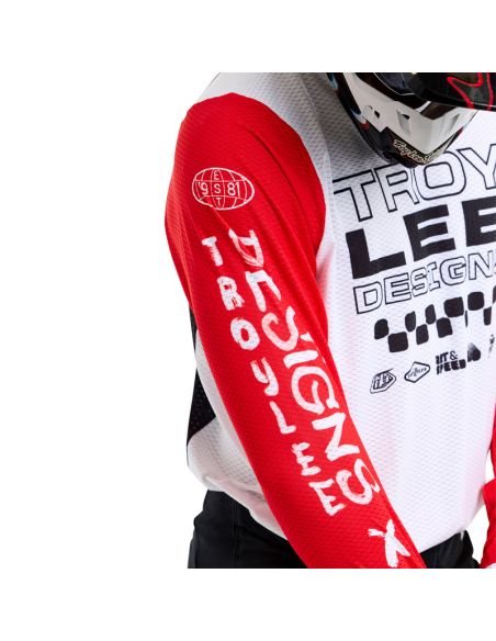Maillot cross Troy Lee Designs GP Pro Air Standard - Rouge Blanc Noir