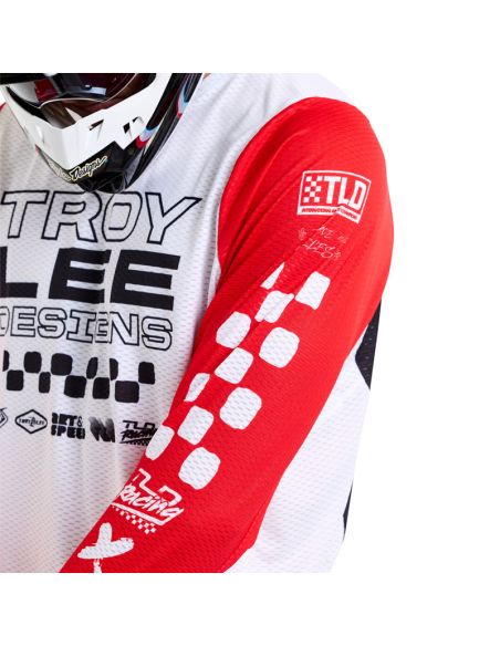 Maillot cross Troy Lee Designs GP Pro Air Standard - Rouge Blanc Noir