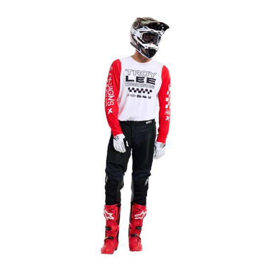 Maillot cross Troy Lee Designs GP Pro Air Standard - Rouge Blanc Noir