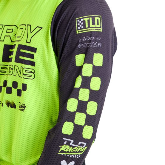 Maillot cross Troy Lee Designs GP Pro Air Standard - Jaune fluo Noir