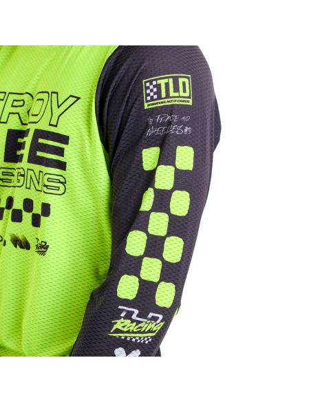 Maillot cross Troy Lee Designs GP Pro Air Standard - Jaune fluo Noir
