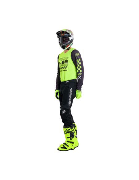 Maillot cross Troy Lee Designs GP Pro Air Standard - Jaune fluo Noir