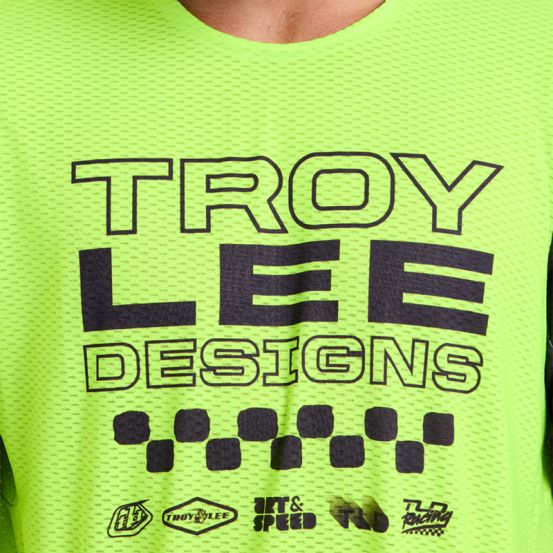 Maillot cross Troy Lee Designs GP Pro Air Standard - Jaune fluo Noir