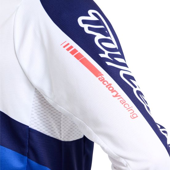 Maillot cross Troy Lee Designs GP Pro Frames - Bleu Blanc