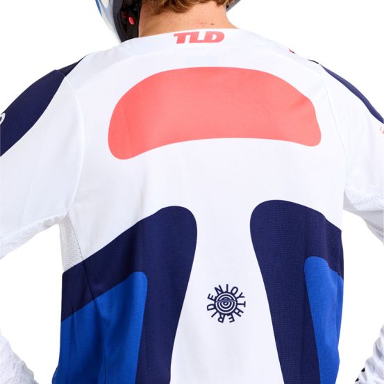 Maillot cross Troy Lee Designs GP Pro Frames - Bleu Blanc