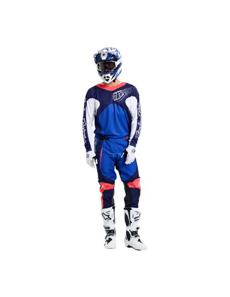 Maillot cross Troy Lee Designs GP Pro Frames - Bleu Blanc