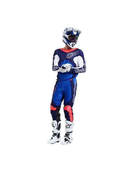Maillot cross Troy Lee Designs GP Pro Frames - Bleu Blanc