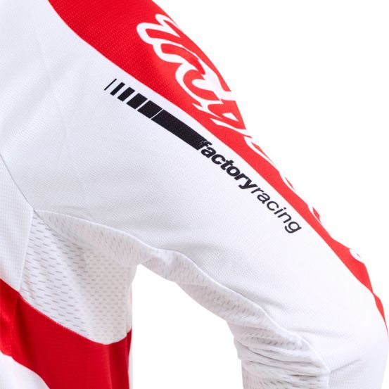 Maillot cross Troy Lee Designs GP Pro Frames - Blanc Rouge