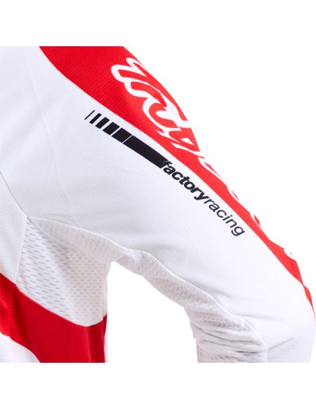 Maillot cross Troy Lee Designs GP Pro Frames - Blanc Rouge