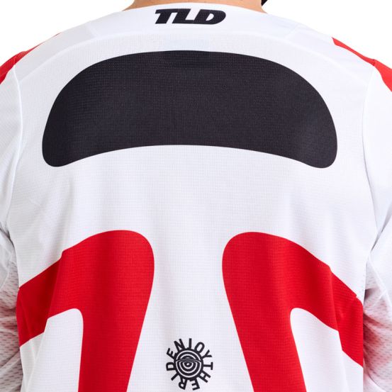Maillot cross Troy Lee Designs GP Pro Frames - Blanc Rouge