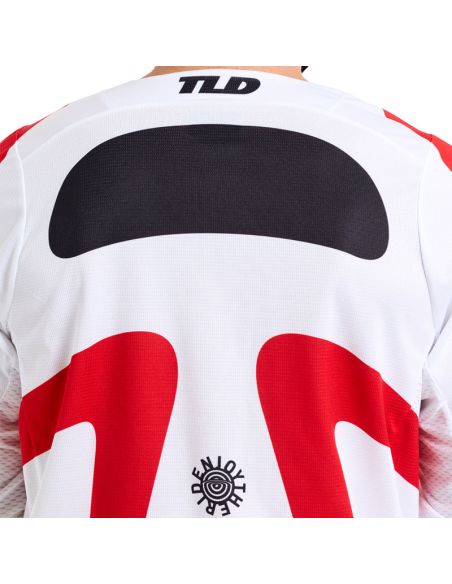 Maillot cross Troy Lee Designs GP Pro Frames - Blanc Rouge
