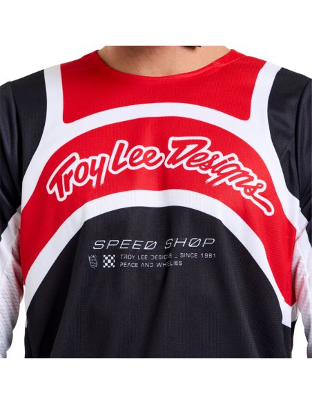 Maillot cross Troy Lee Designs GP Pro Swerve - Noir Rouge