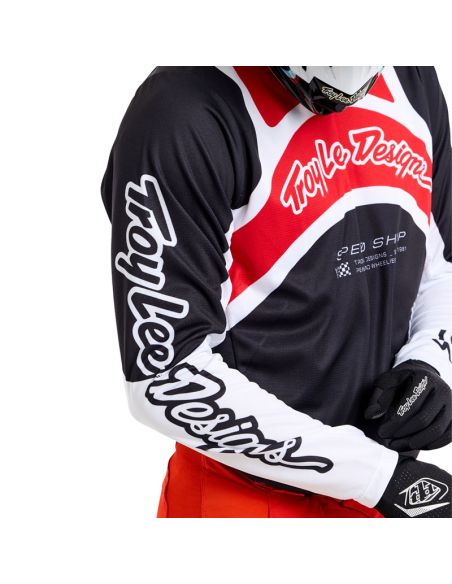 Maillot cross Troy Lee Designs GP Pro Swerve - Noir Rouge