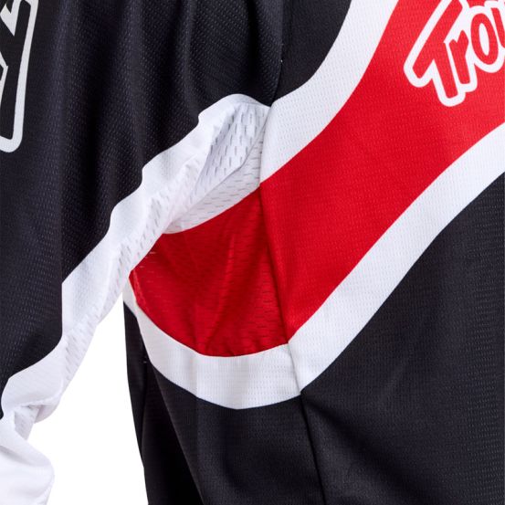 Maillot cross Troy Lee Designs GP Pro Swerve - Noir Rouge