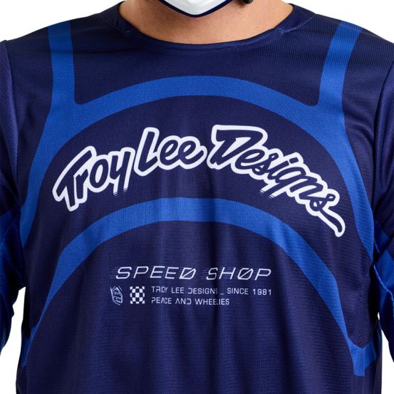 Maillot cross Troy Lee Designs GP Pro Swerve - Bleu