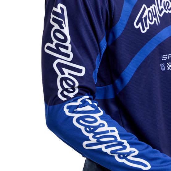 Maillot cross Troy Lee Designs GP Pro Swerve - Bleu