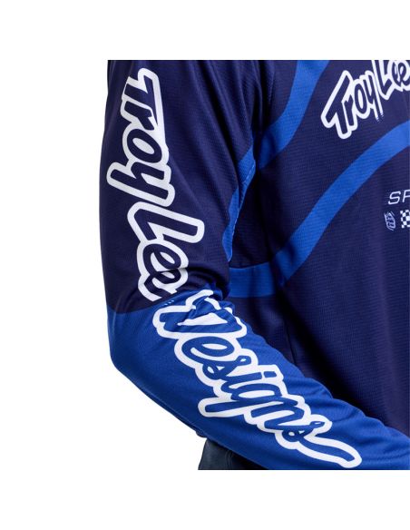 Maillot cross Troy Lee Designs GP Pro Swerve - Bleu