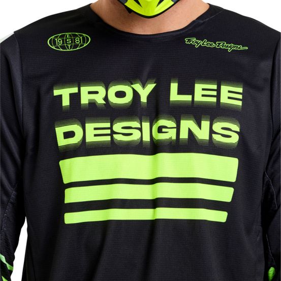 Maillot cross Troy Lee Designs GP Pro Segment - Noir Jaune