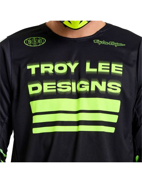 Maillot cross Troy Lee Designs GP Pro Segment - Noir Jaune