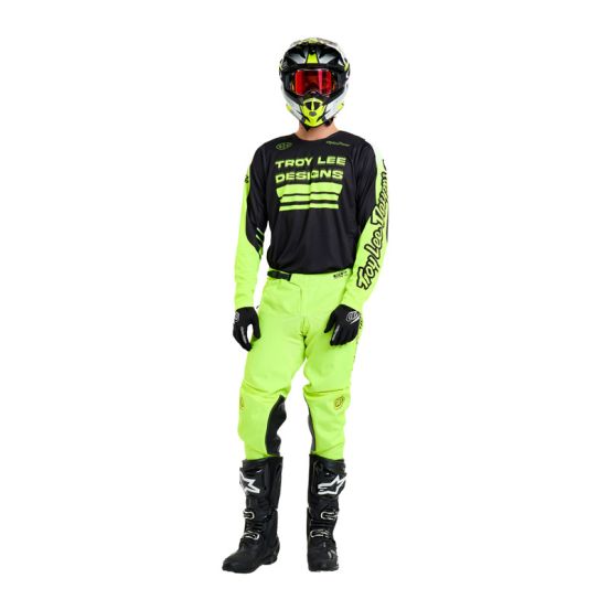 Maillot cross Troy Lee Designs GP Pro Segment - Noir Jaune
