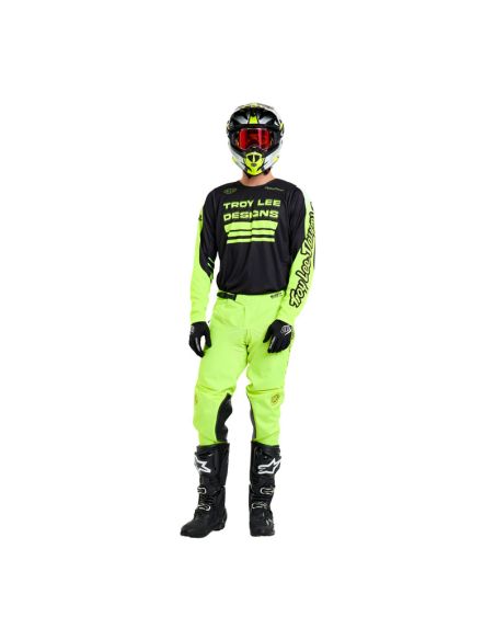 Maillot cross Troy Lee Designs GP Pro Segment - Noir Jaune