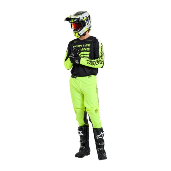 Maillot cross Troy Lee Designs GP Pro Segment - Noir Jaune