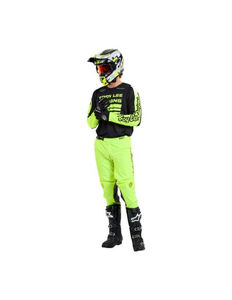 Maillot cross Troy Lee Designs GP Pro Segment - Noir Jaune