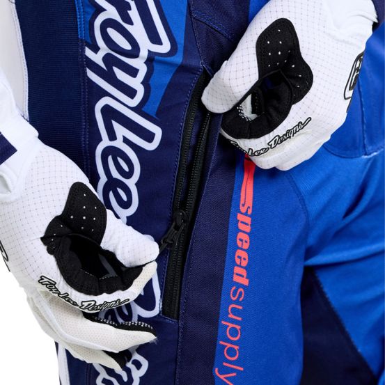 Pantalon cross Troy Lee Designs GP Pro Frames - Bleu Blanc