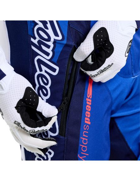 Pantalon cross Troy Lee Designs GP Pro Frames - Bleu Blanc