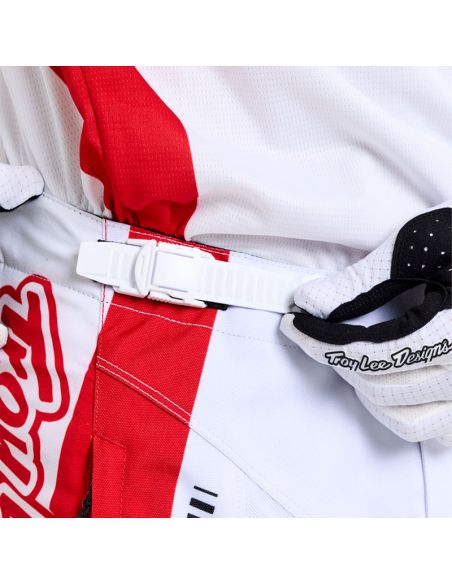 Pantalon cross Troy Lee Designs GP Pro Frames - Blanc Rouge