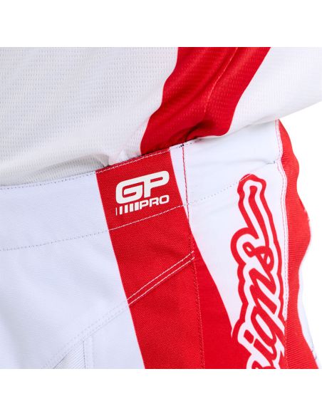Pantalon cross Troy Lee Designs GP Pro Frames - Blanc Rouge