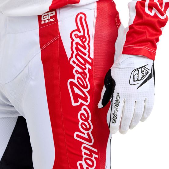 Pantalon cross Troy Lee Designs GP Pro Frames - Blanc Rouge