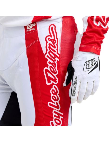 Pantalon cross Troy Lee Designs GP Pro Frames - Blanc Rouge